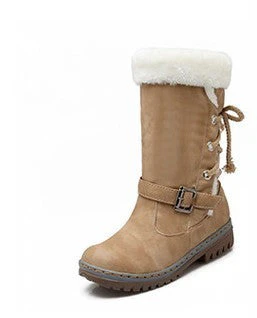 Thick Stylish Colorful Snow Boots for Women - Image 10