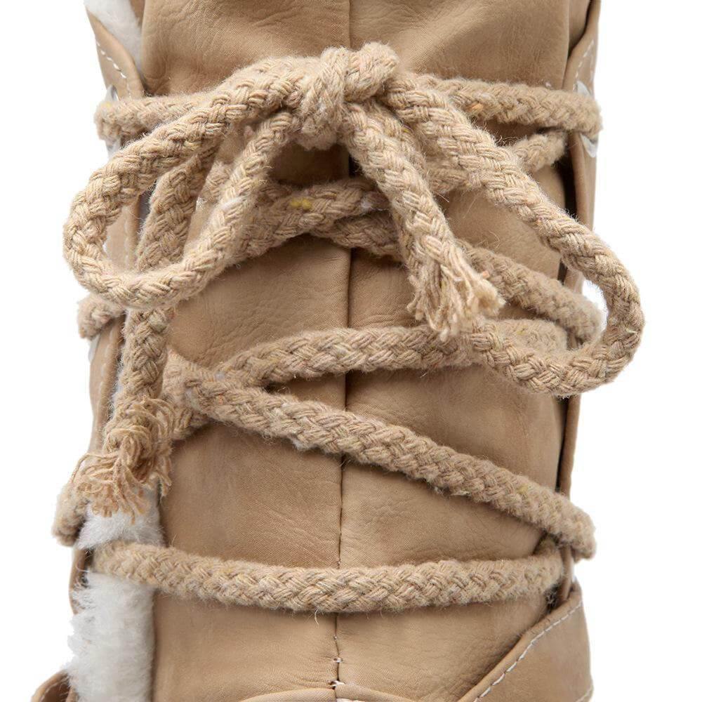 Thick Stylish Colorful Snow Boots for Women - Image 4