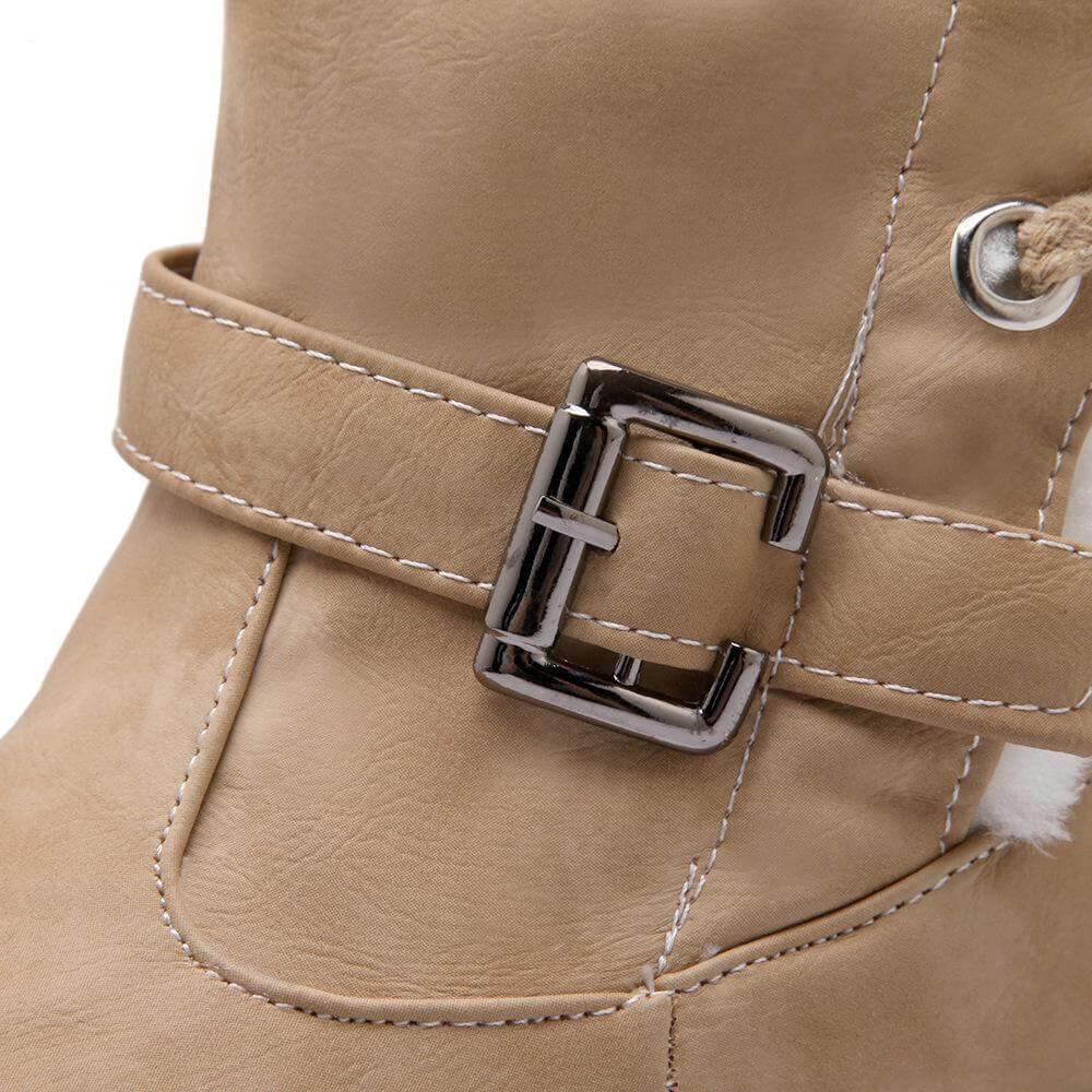 Thick Stylish Colorful Snow Boots for Women - Image 8