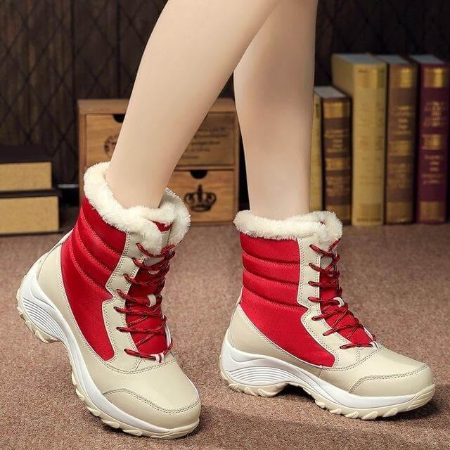 Thick Warm Waterproof Modern Winter Boots for Women - Image 10