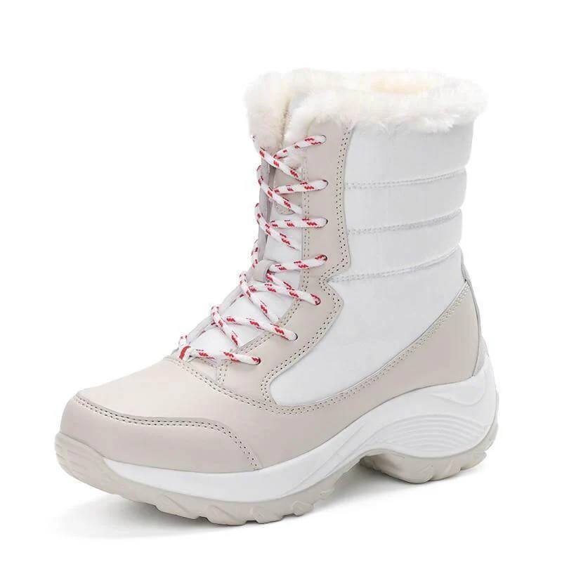 Thick Warm Waterproof Modern Winter Boots for Women - Image 3