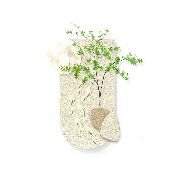 Three-dimensional Green Plant Green Plant Wall Art - Image 7