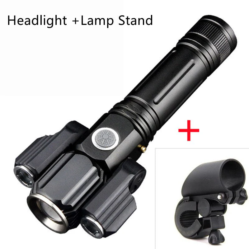 Three Head Rechargeable Rotatable Flashlight - Image 8
