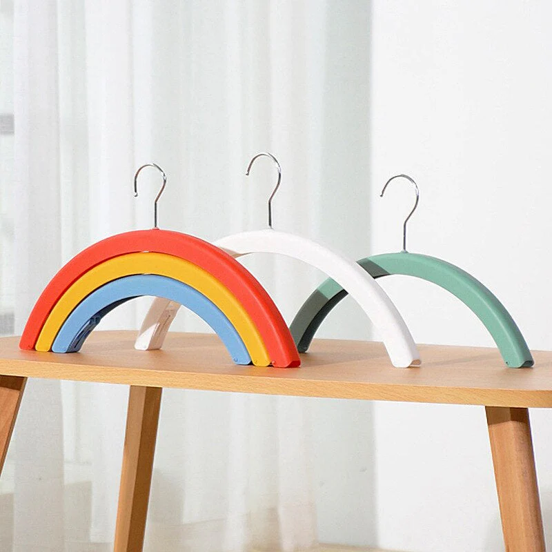 Three-Layer Rotating Cloth Hangers with Clips - Image 13