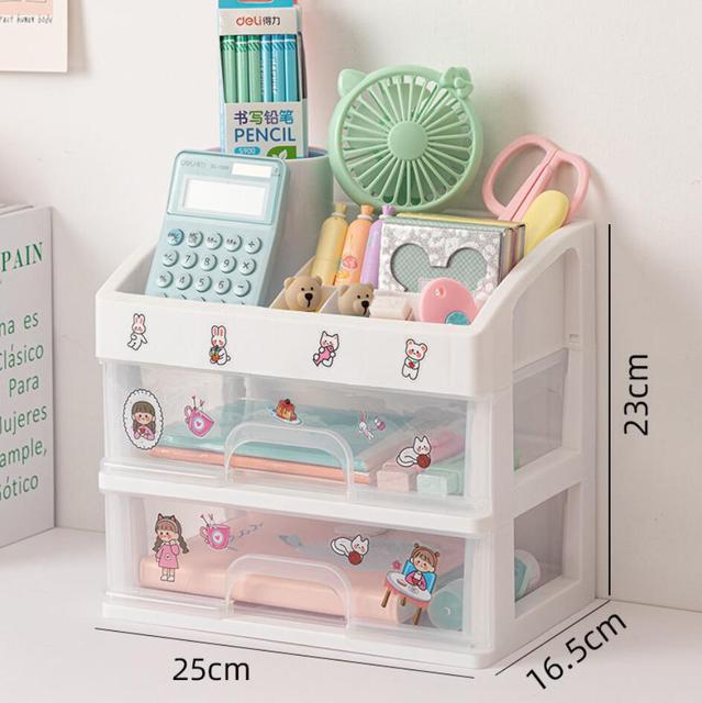 Tidy Tower Desk Organizer Storage Box - Image 4