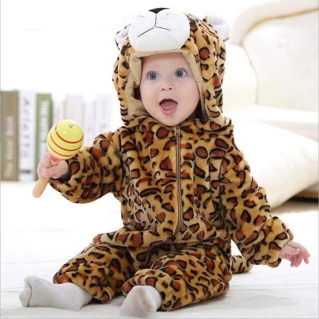Tiger Cartoon Jumpsuit for babies - Image 3
