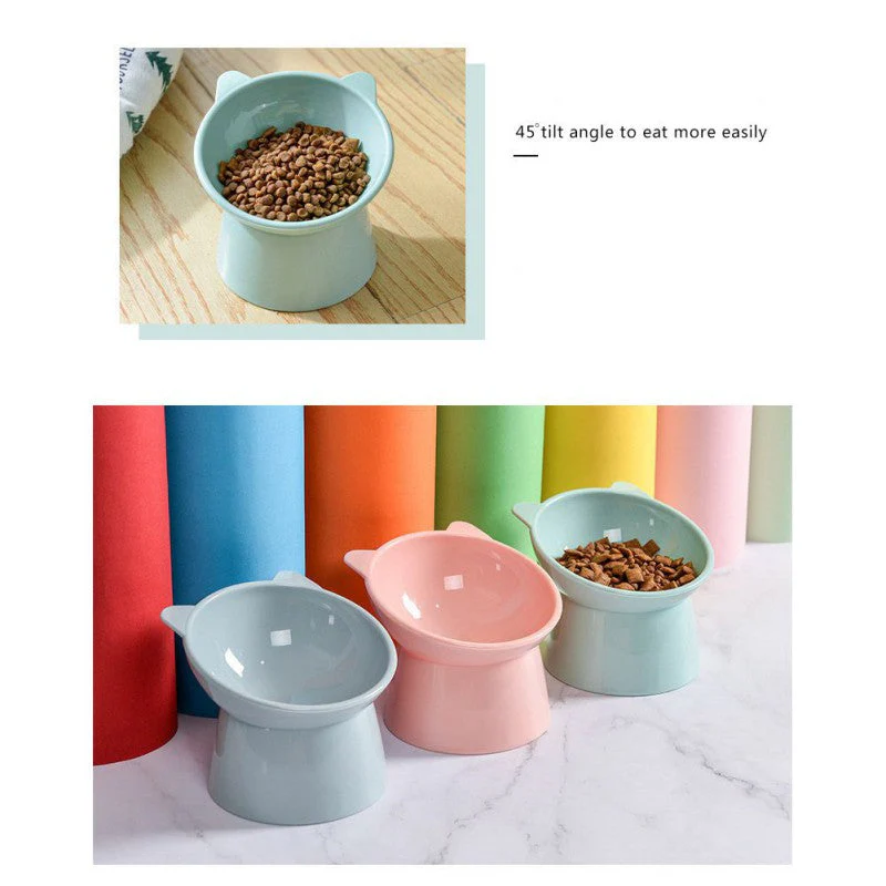 Tilted High Pet Food Water Bowl - Image 6