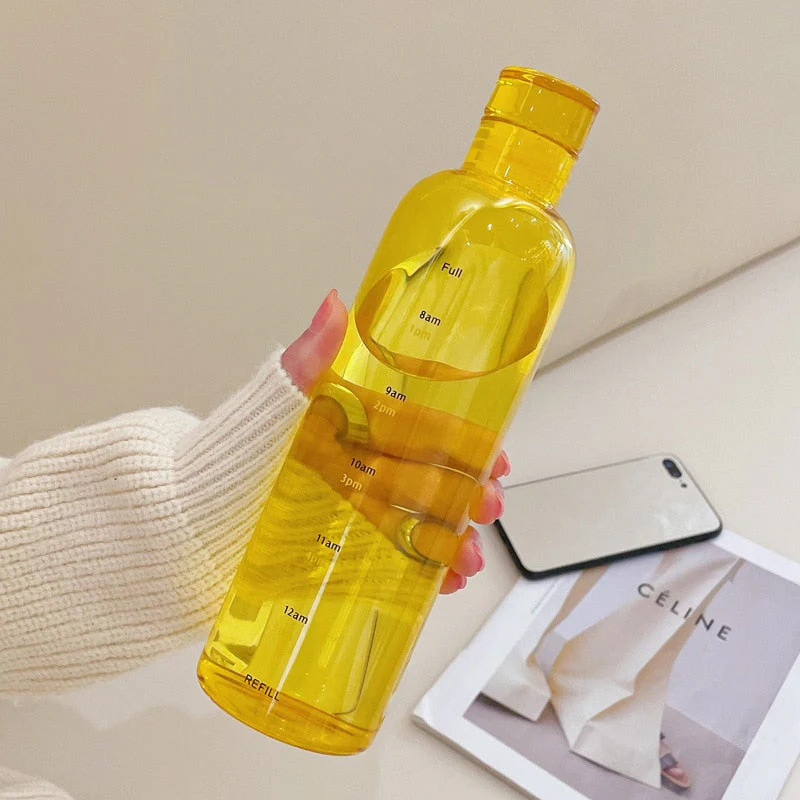 Time Scale Heat-Resistant Glass Water Bottle - Image 13