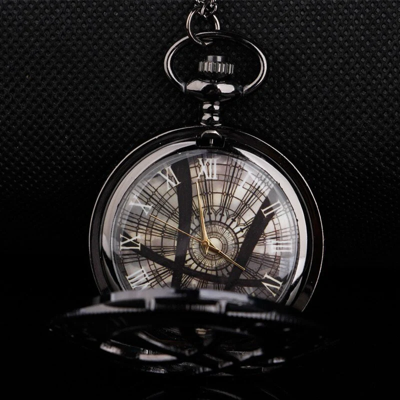 Timeless Tradition Steampunk Pocket Watch Necklace - Image 7
