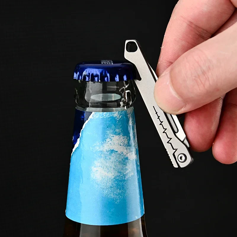 Titanium All-Purpose Foldable Sharp Cutter Knife - Image 9