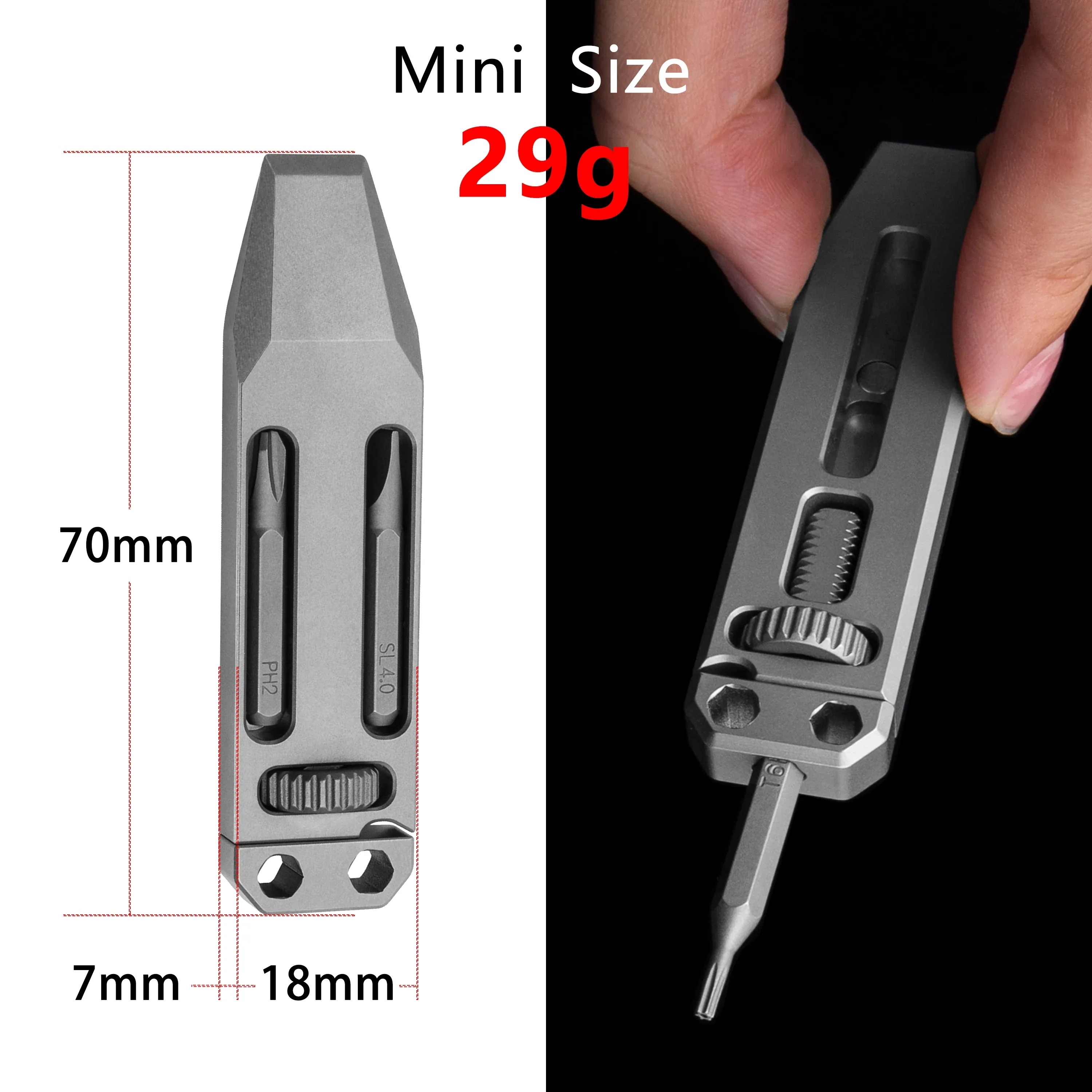 Titanium Alloy Telescopic Camping EDC Multifunctional Tool - Image 6