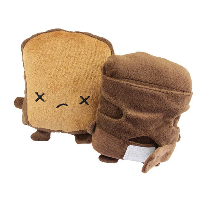 Toast Shape Fingerless Hand Warmer Gloves - Image 7