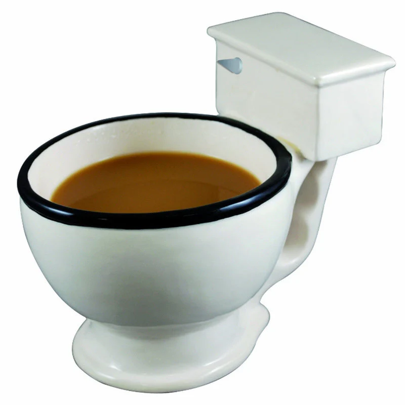 Toilet Ceramic Coffee Mugs with Handgrip - Image 4