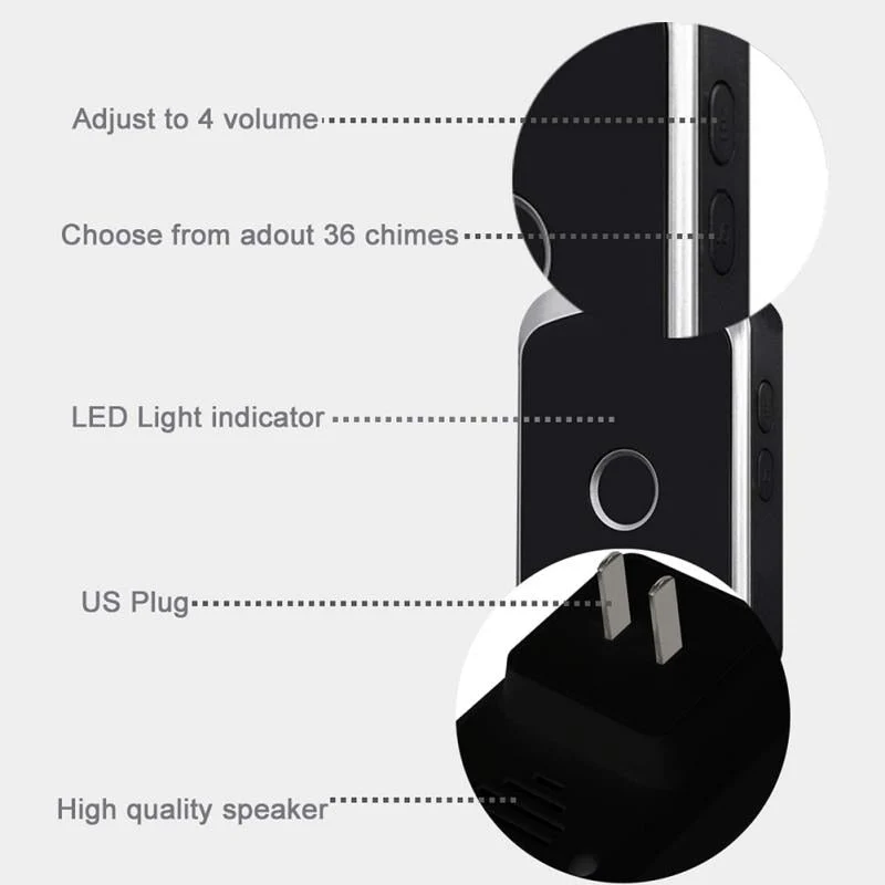 Touch Button Smart Wireless Doorbell - Image 5