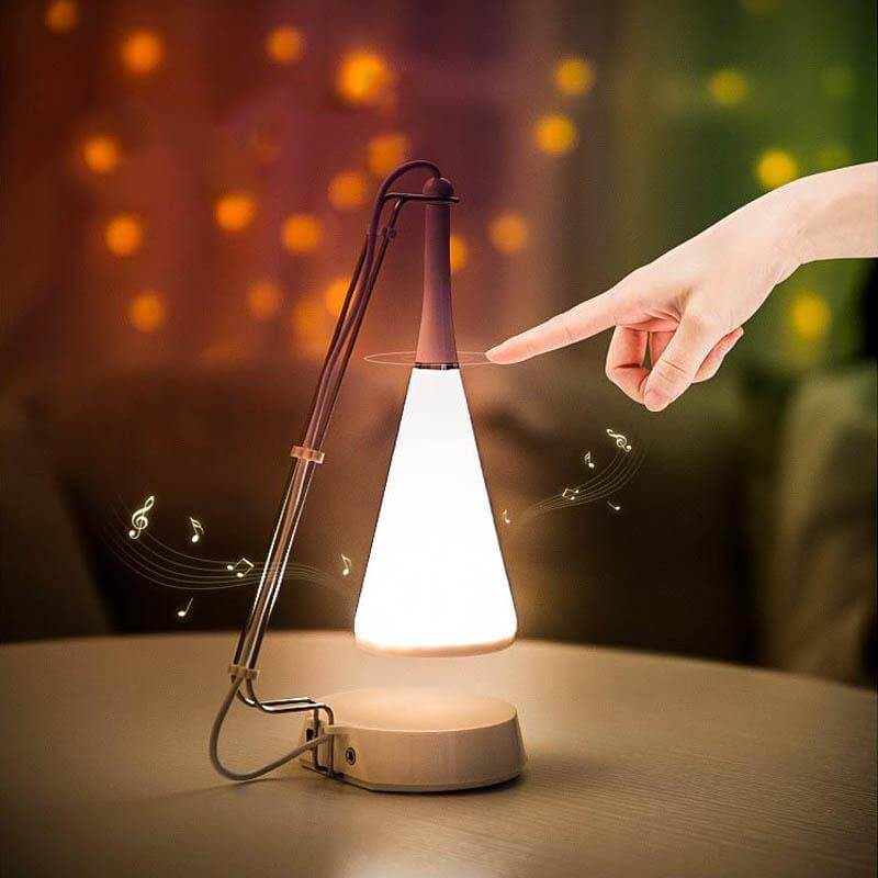 Touch Dimmer Chargeable Bluetooth Speaker Night Lamp - Image 2