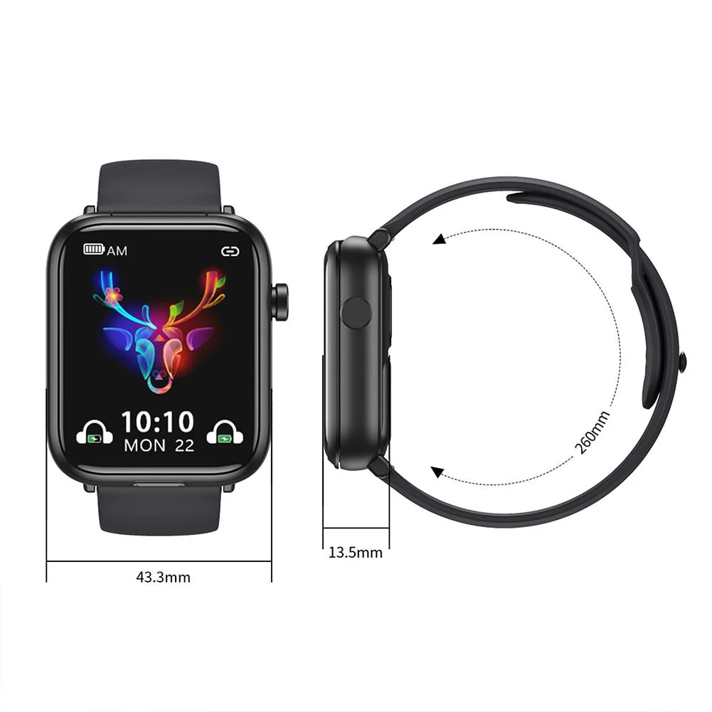 Touch Screen Fitness Earphones Smartwatch - Image 8