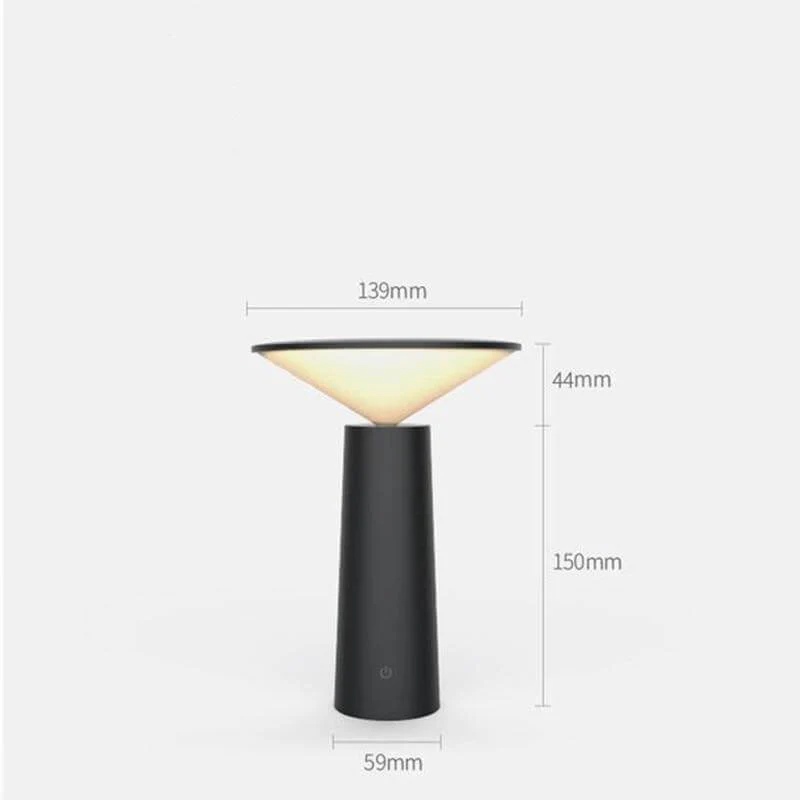 Touch Switch Chargeable 3 Modes LED Dimmable Desk Reading Lamp - Image 2