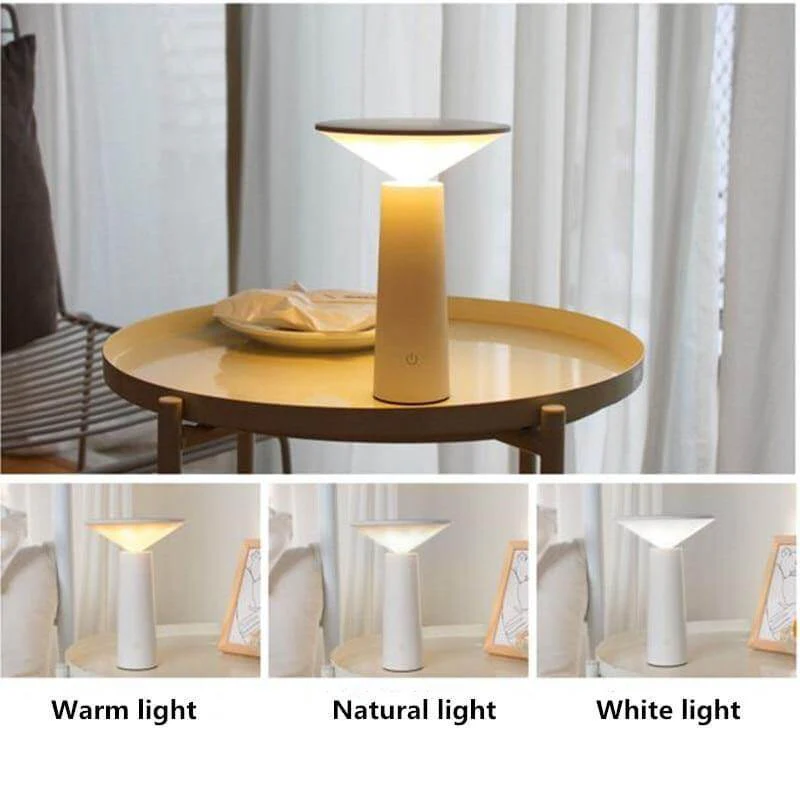Touch Switch Chargeable 3 Modes LED Dimmable Desk Reading Lamp - Image 6