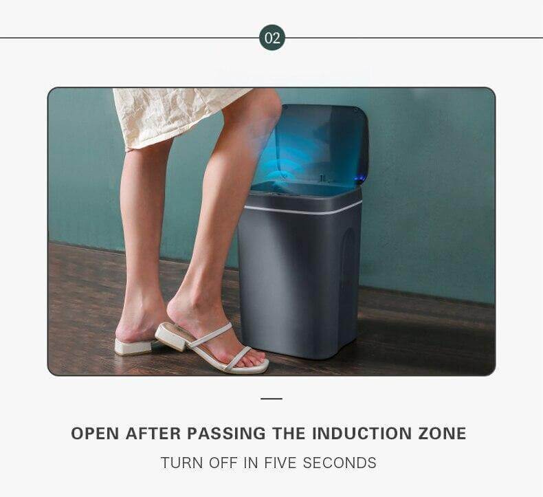 Touchless Smart Automatic Sensor Trash Can - Image 6