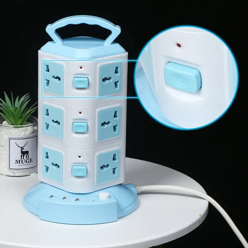 Tower Design Surge Protector Vertical Power Strip - Image 5