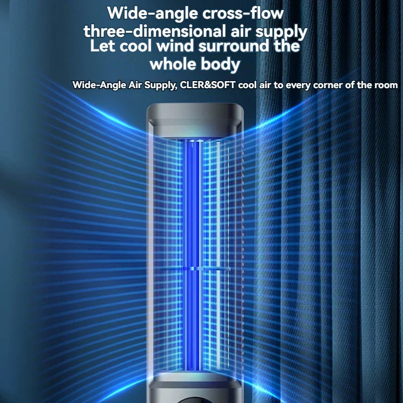 Towerless Ultra Cool Air Conditioning Desktop Fan - Image 2