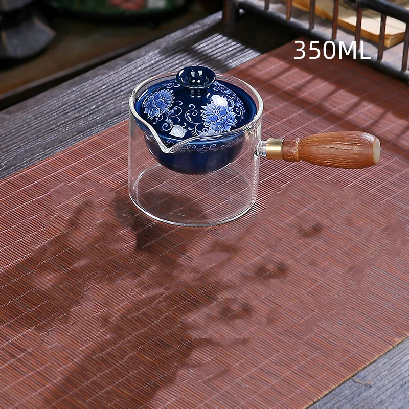 Traditional Harmony Ceramic Rotating Teapot - Image 9