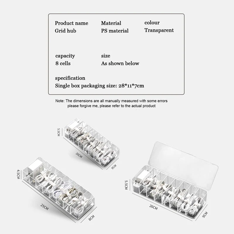 Transparent Cable Organizer Box - Image 5