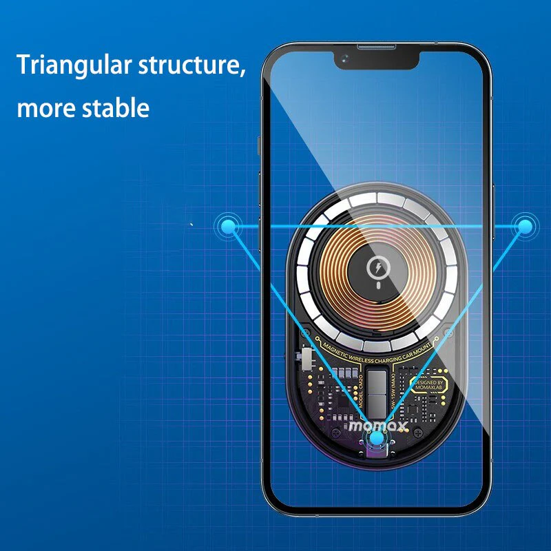 Transparent Car Wireless Magnetic Phone Charger - Image 5
