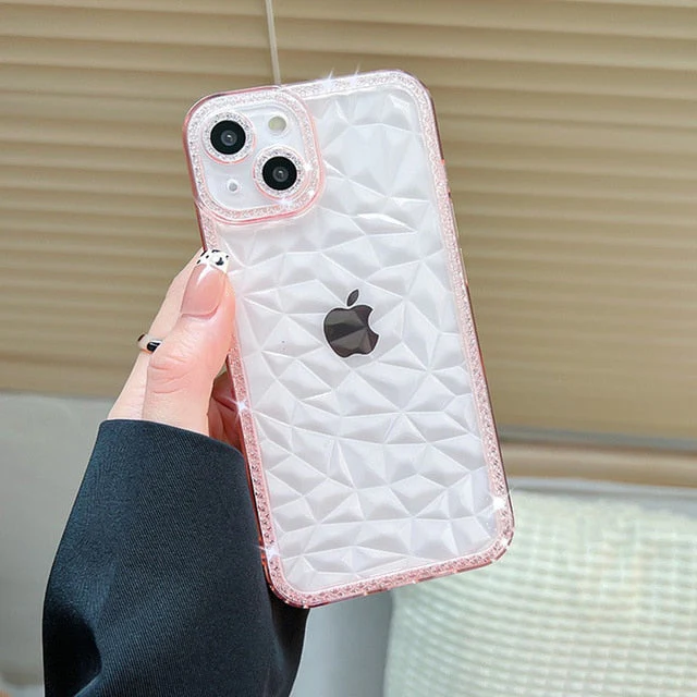 Transparent Geometric Stylish 3D Look iPhone Cases - Image 8