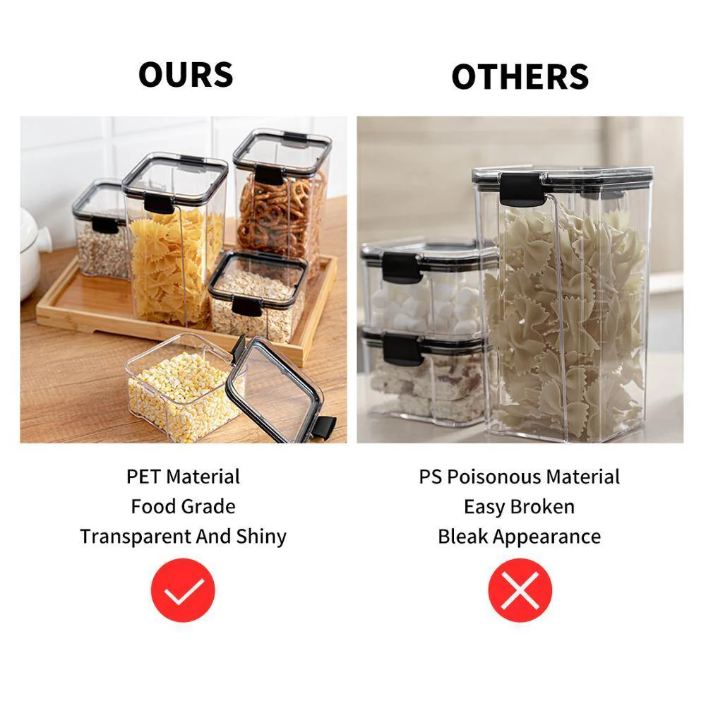 Transparent Grain Food Storage Container - Image 15