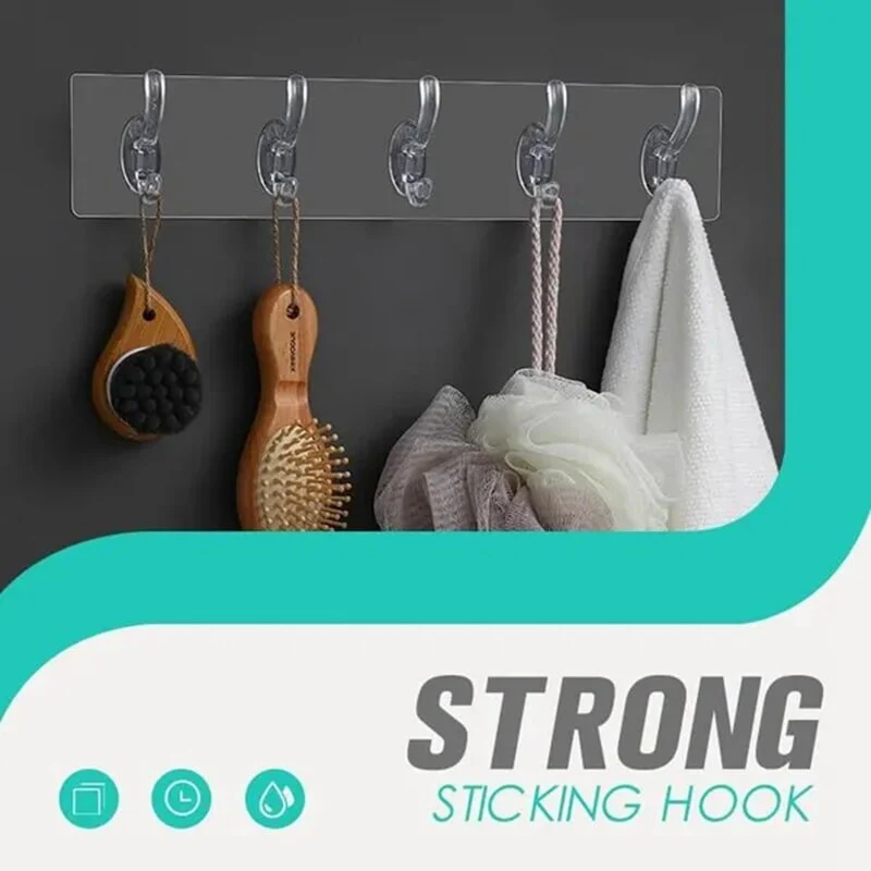 Transparent Invisible Adhesive Simple Wall Hangers - Image 7