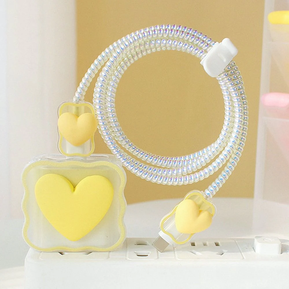 Transparent Love Charging Cable Protector Case - Image 10