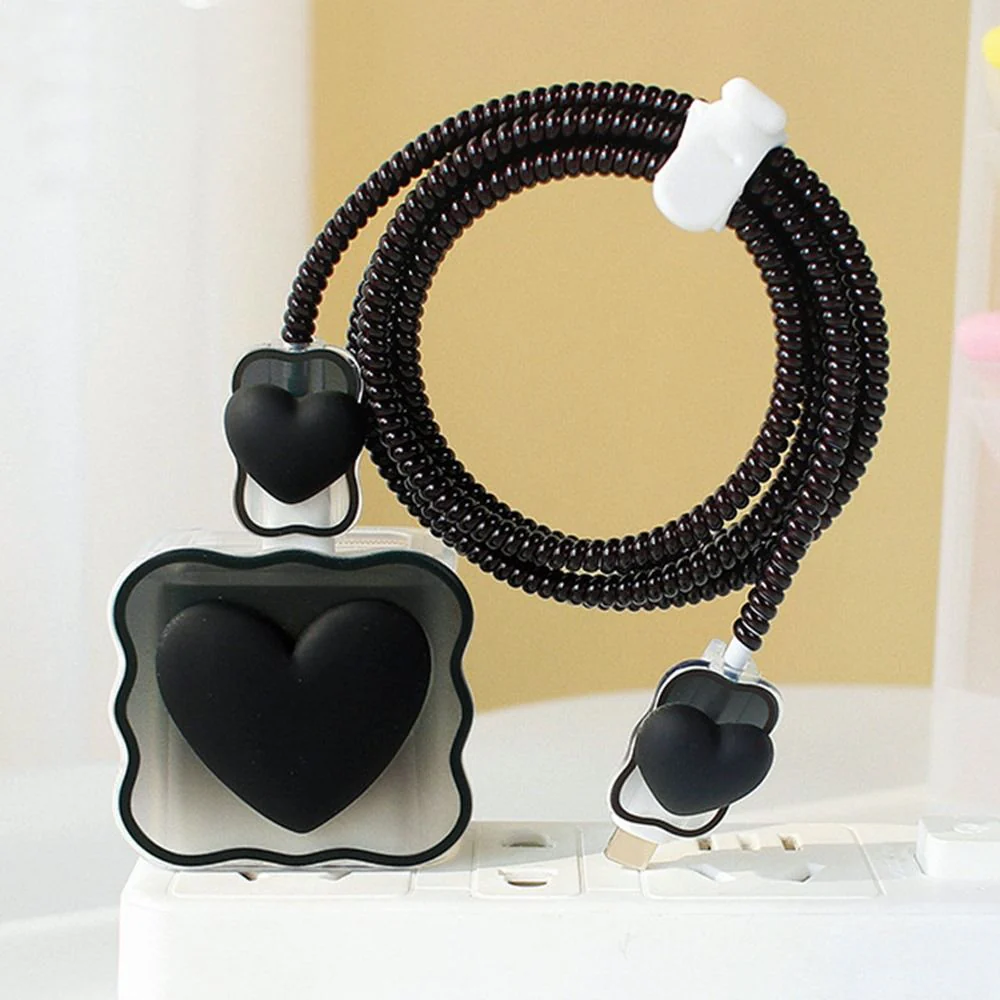 Transparent Love Charging Cable Protector Case - Image 13