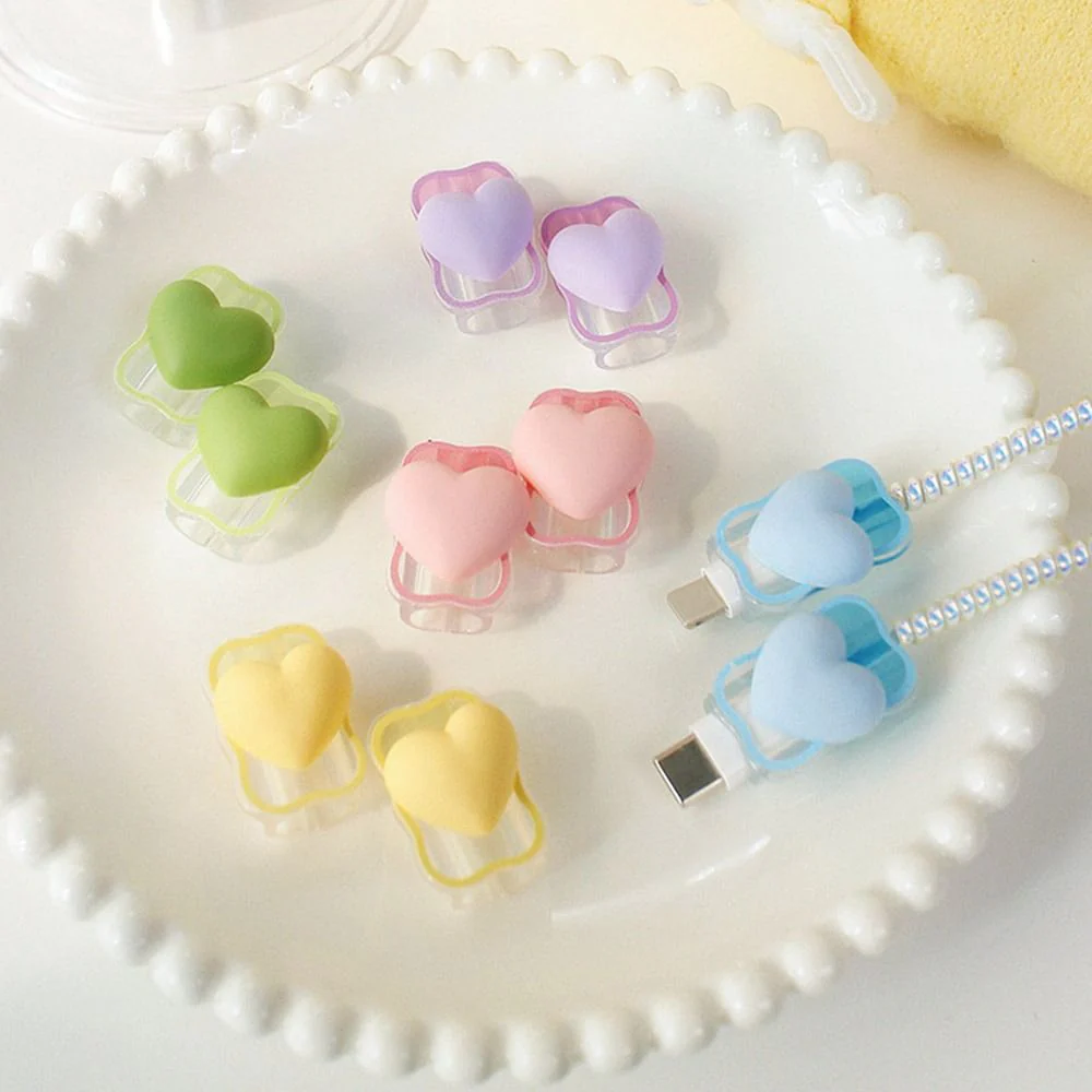 Transparent Love Charging Cable Protector Case - Image 5