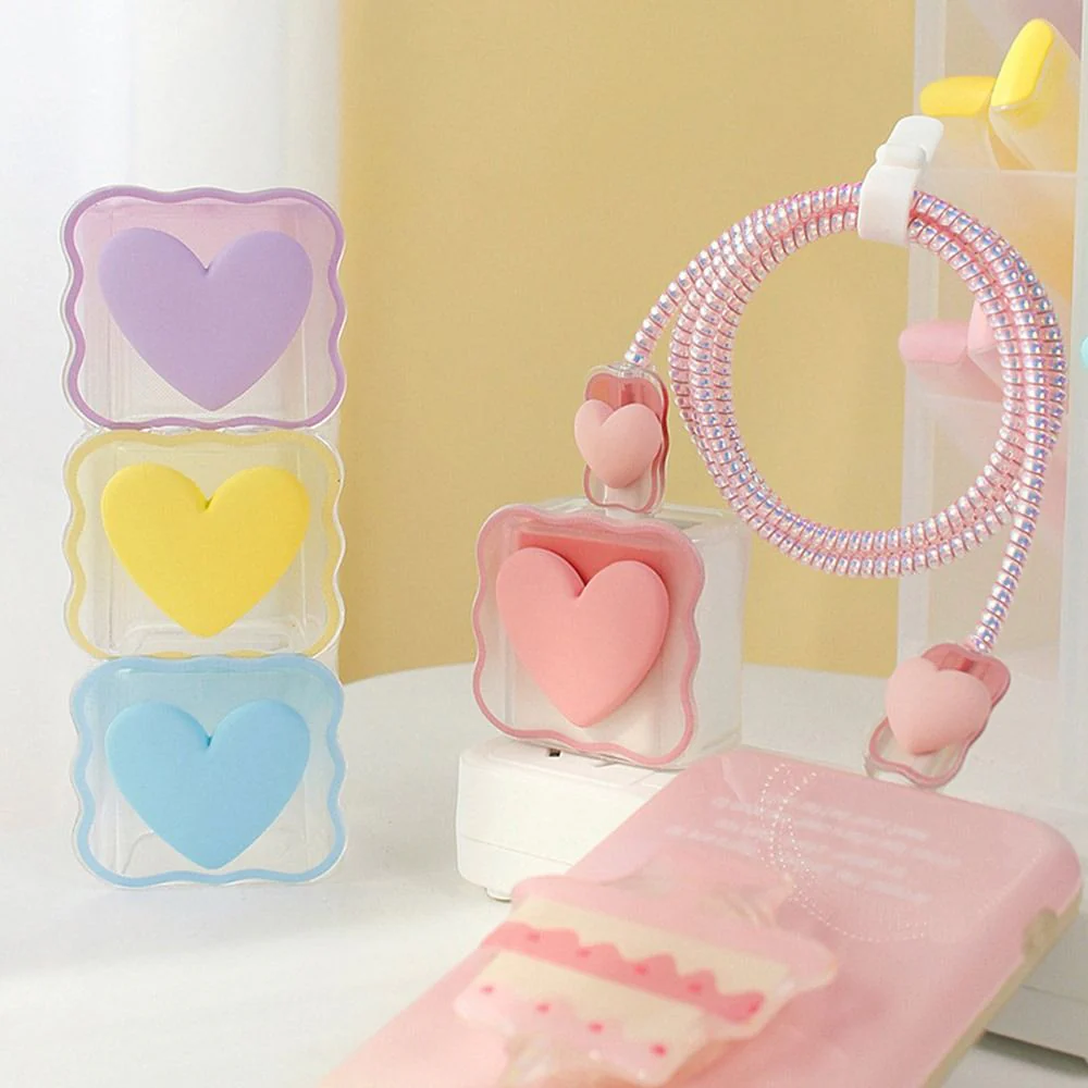 Transparent Love Charging Cable Protector Case - Image 6