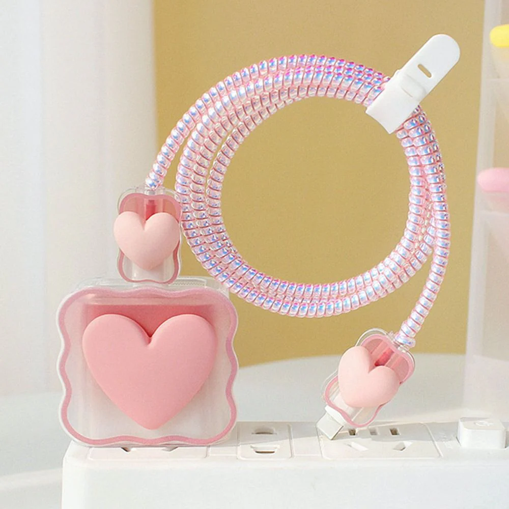 Transparent Love Charging Cable Protector Case - Image 8