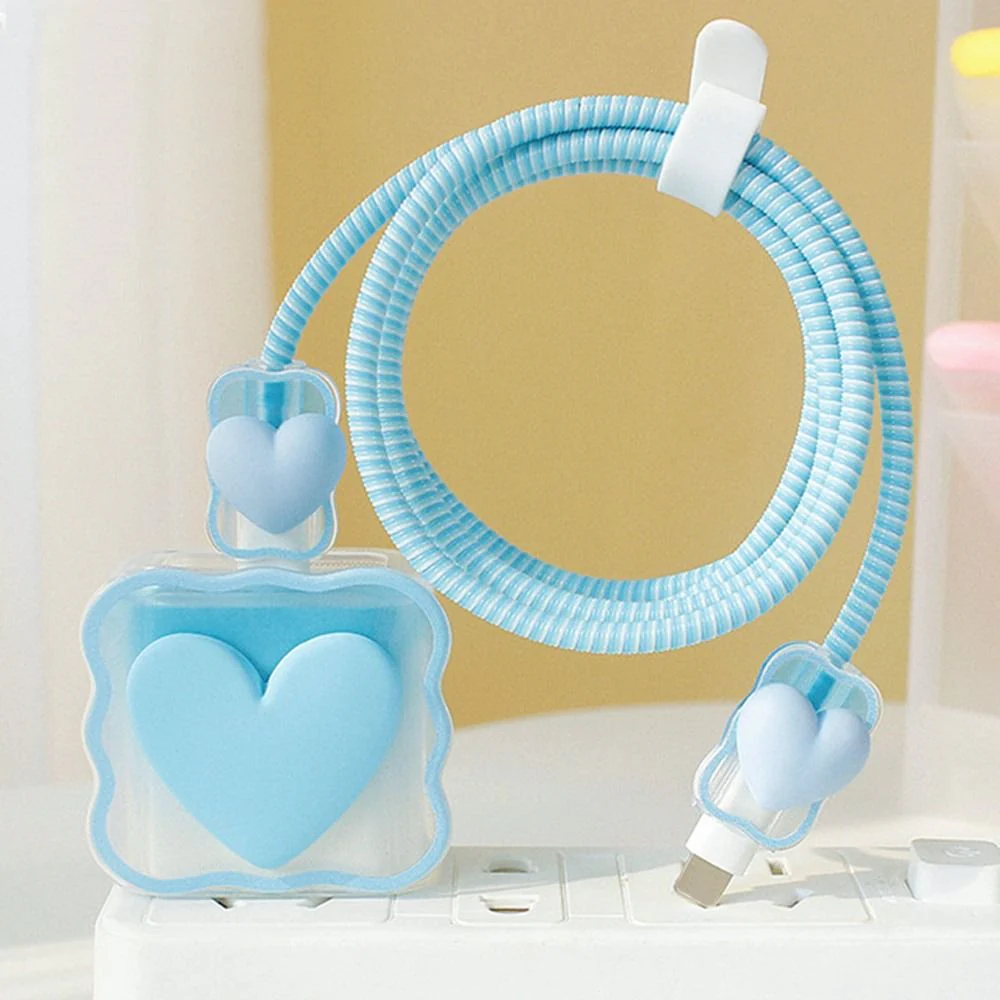 Transparent Love Charging Cable Protector Case - Image 9