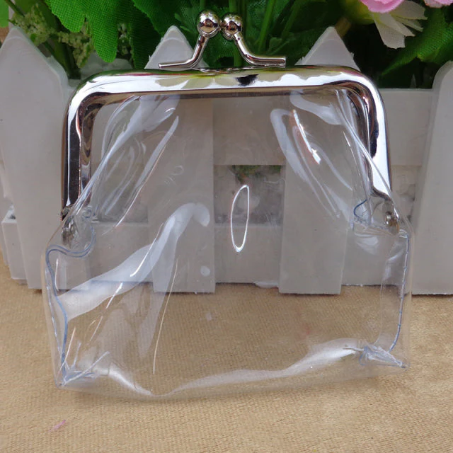 Transparent Minimalist Iron Mouth Purse - Image 3
