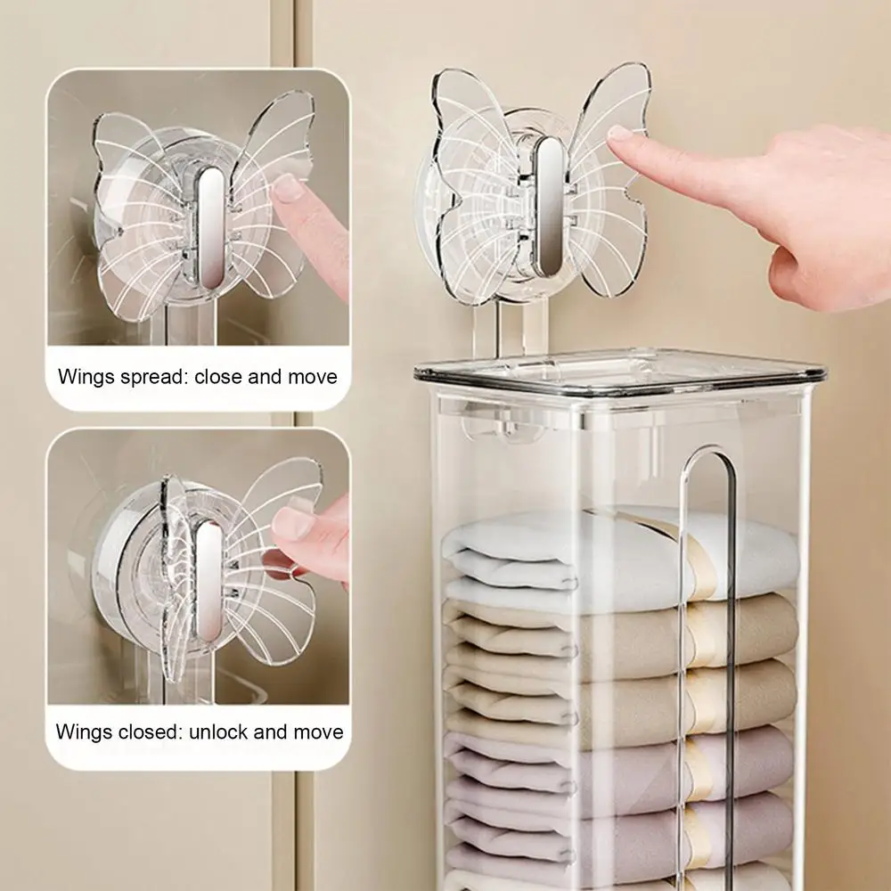 Transparent Multifunctional Wall-Mounted Sock Organizer - Image 10