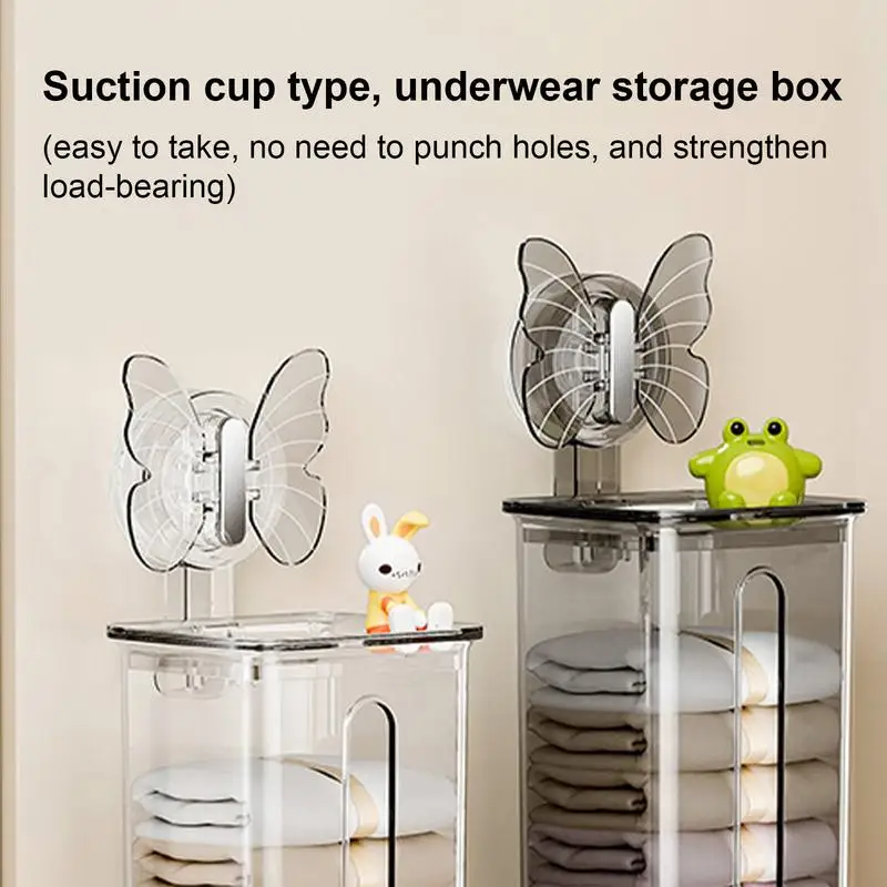 Transparent Multifunctional Wall-Mounted Sock Organizer - Image 5