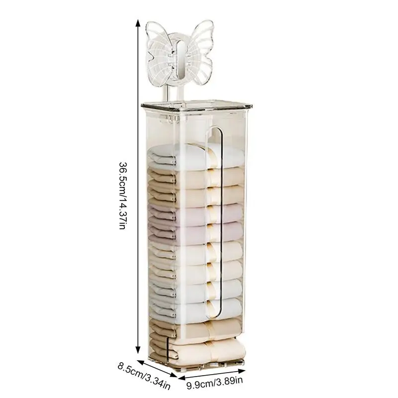 Transparent Multifunctional Wall-Mounted Sock Organizer - Image 6