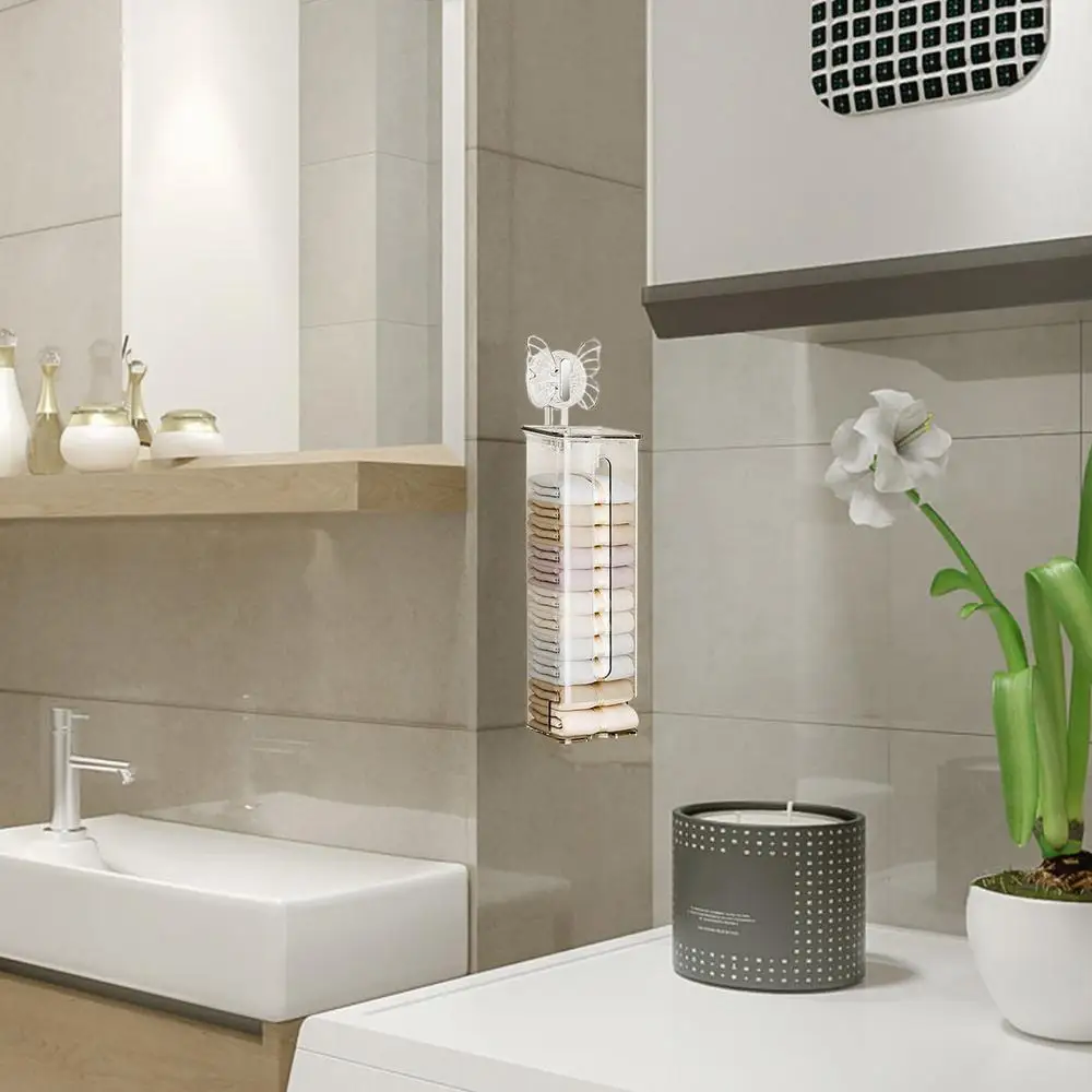 Transparent Multifunctional Wall-Mounted Sock Organizer - Image 7