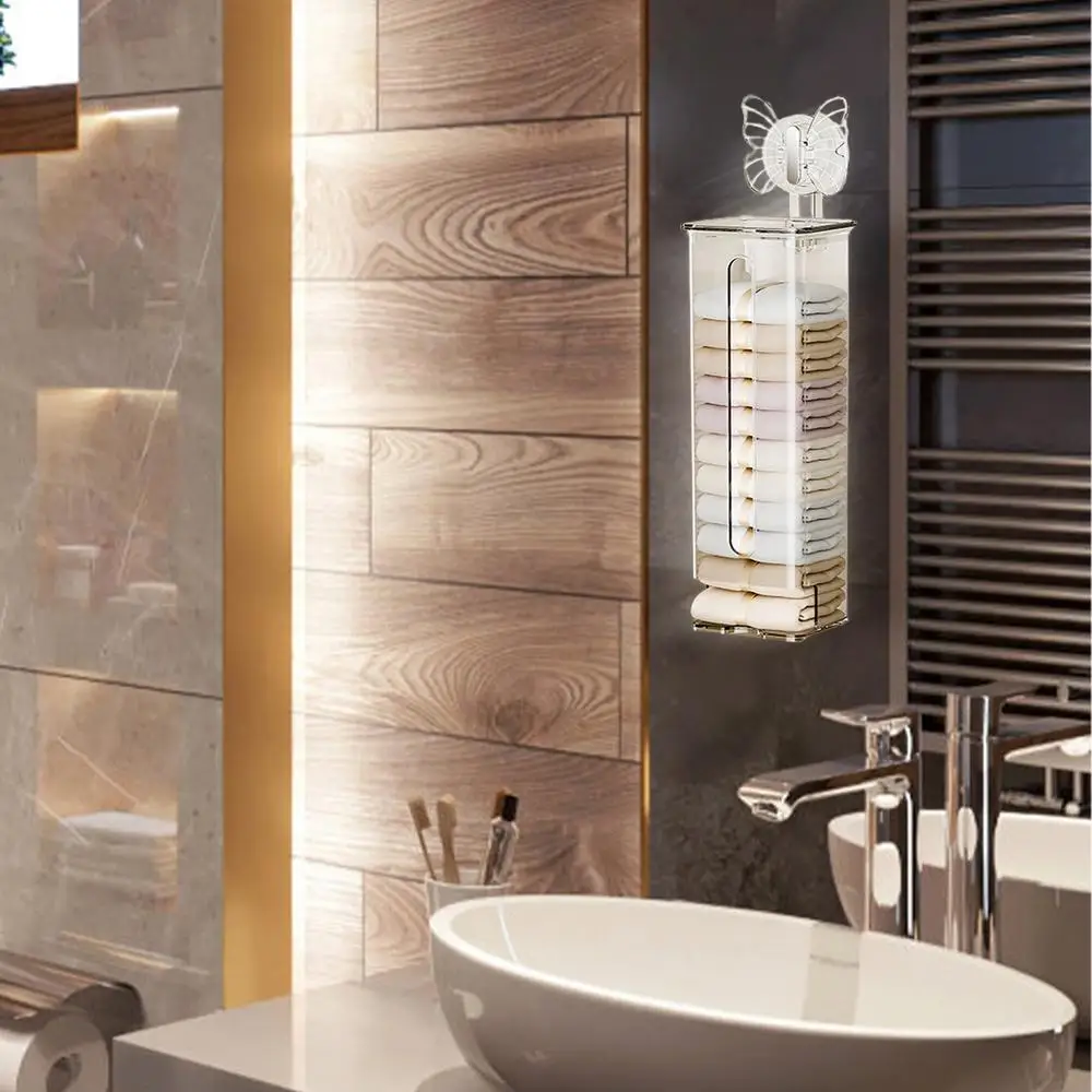 Transparent Multifunctional Wall-Mounted Sock Organizer - Image 8
