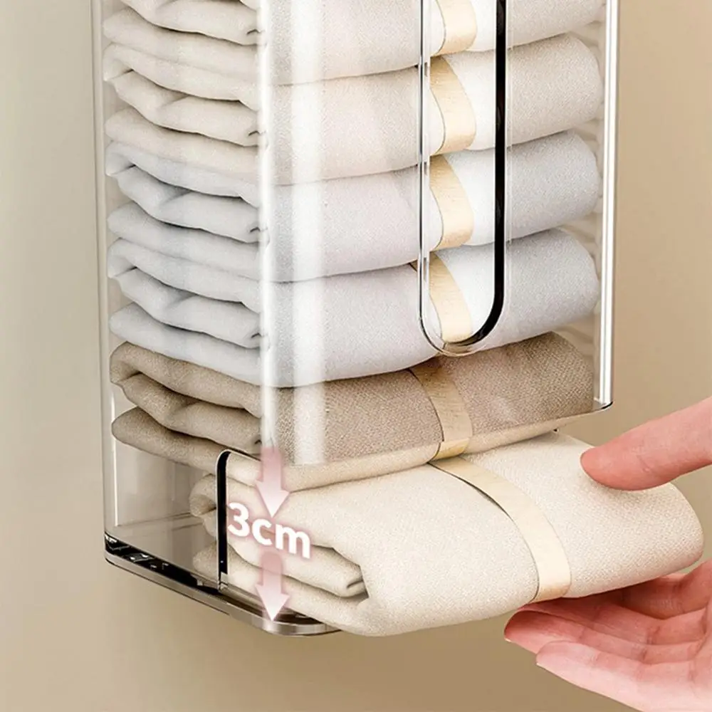Transparent Multifunctional Wall-Mounted Sock Organizer - Image 9