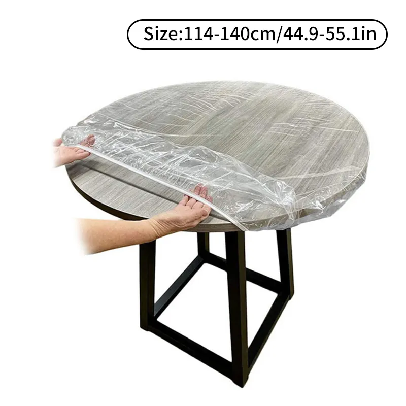 Transparent PVC Waterproof Long Life Protective Table Cover - Image 9