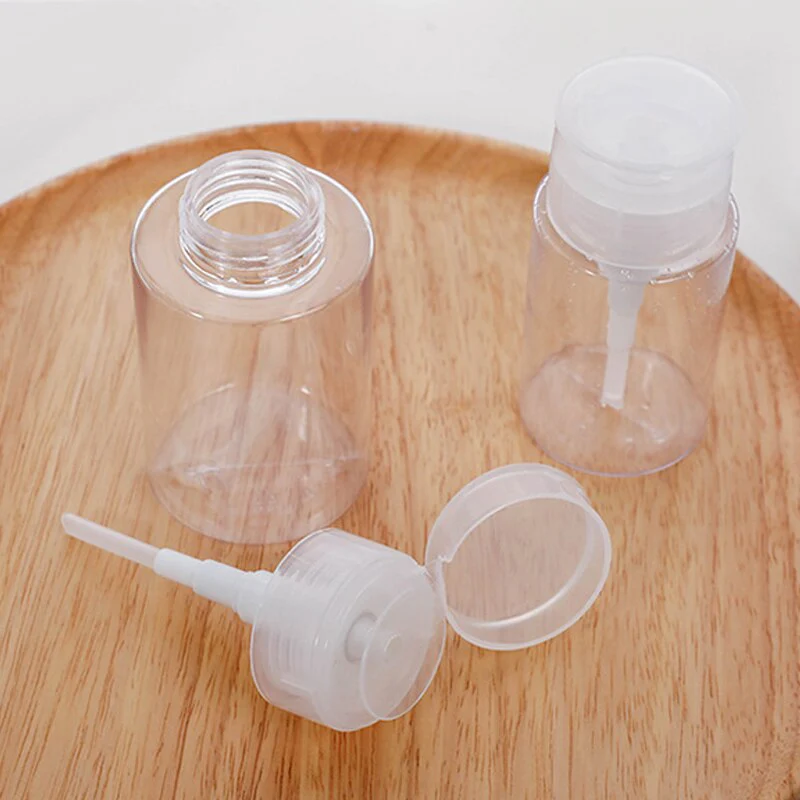 Transparent Refillable Cosmetic Storage Travel Bottle - Image 4