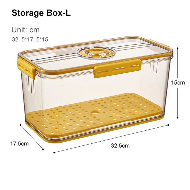 Transparent Refrigerator Thick Storage Organizer Box - Image 13