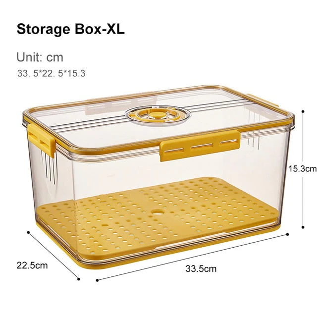 Transparent Refrigerator Thick Storage Organizer Box - Image 6