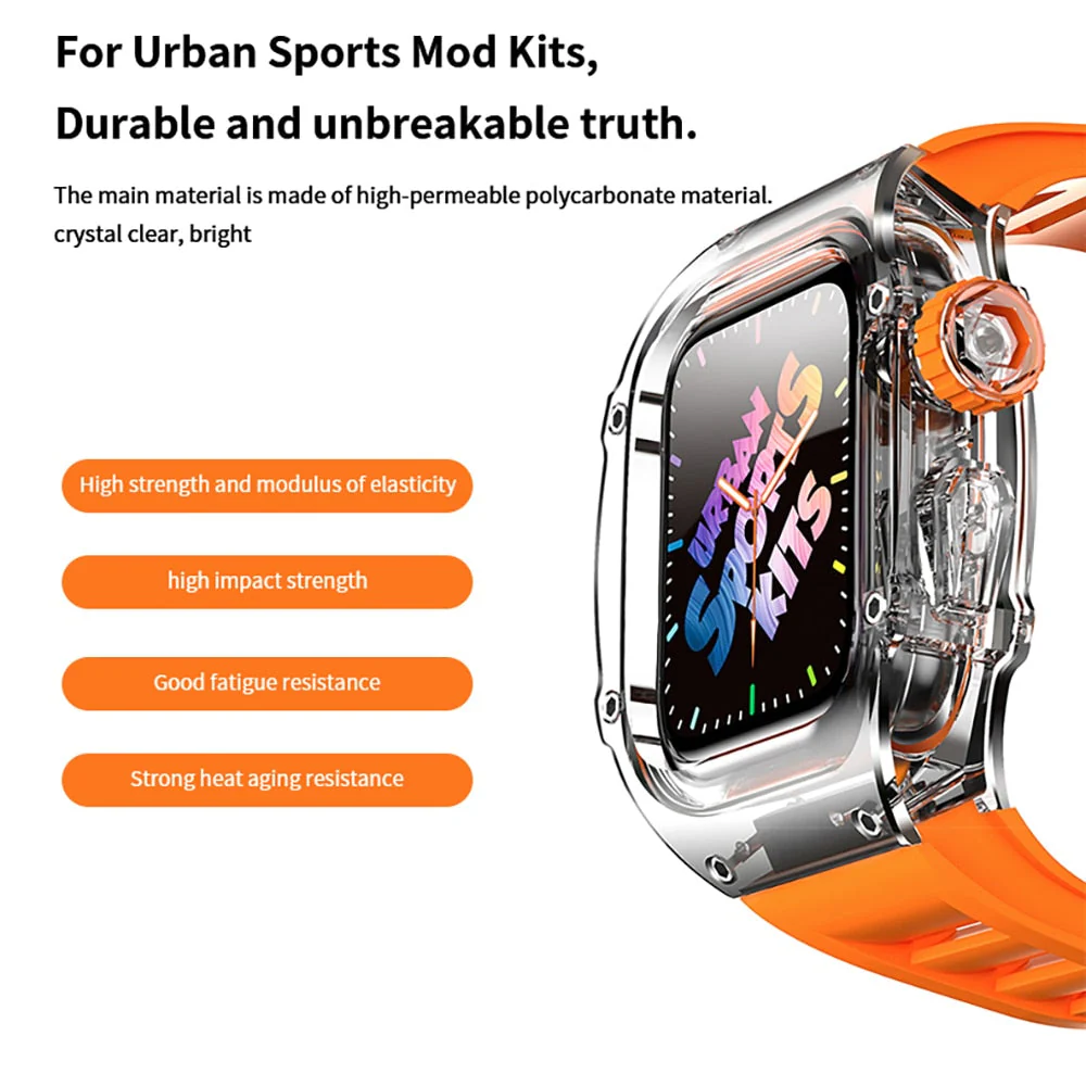Transparent Smart Watch Strap Mod Kit Case - Image 2