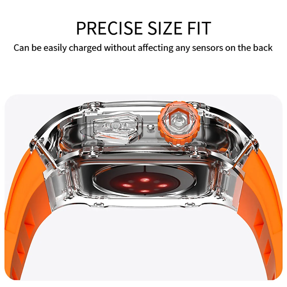 Transparent Smart Watch Strap Mod Kit Case - Image 3